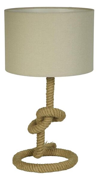 Searchlight EU78410 - Stolná lampa ROPE 1xE27/60W/230V