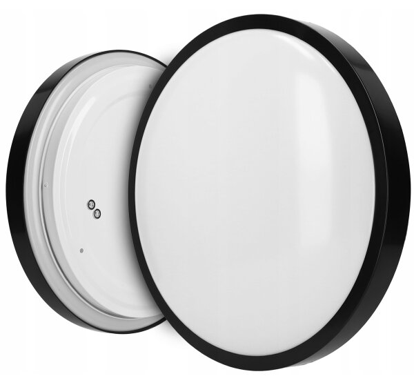 Stropné svietidlo 2xE27/40W/230V priemer 29,5 cm čierne