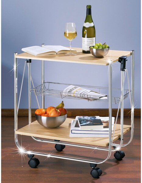 Servírovací stolík na kolieskach 40.5x68 cm Dinett – Wenko