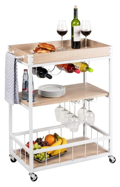 Servírovací stolík na kolieskach 40x80 cm Rustico - Wenko