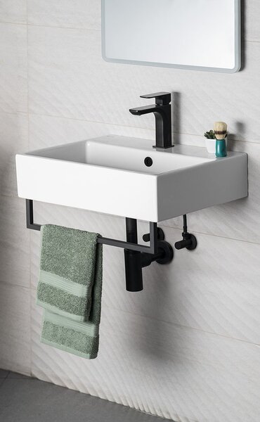 Aqualine Aqualine, SISTEMA Keramické umývadlo 50x42cm, 10SF50051