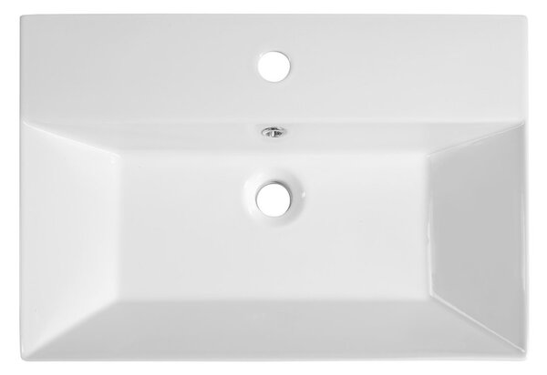 Aqualine Aqualine, Keramické umývadlo 60x42cm, na dosku, 10SF50060