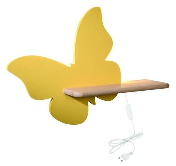 Žlté detské svietidlo Butterfly - Candellux Lighting