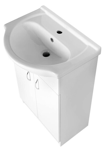 Aqualine Aqualine, SIMPLEX ECO 50 umývadlová skrinka s umývadlom 47x83,5x29cm, SIME500
