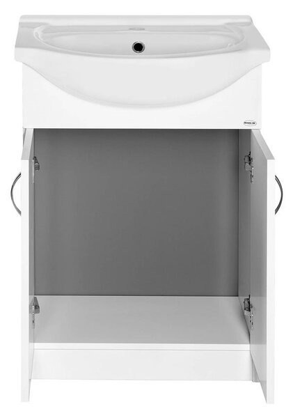 Aqualine Aqualine, SIMPLEX ECO 50 umývadlová skrinka s umývadlom 47x83,5x29cm, SIME500
