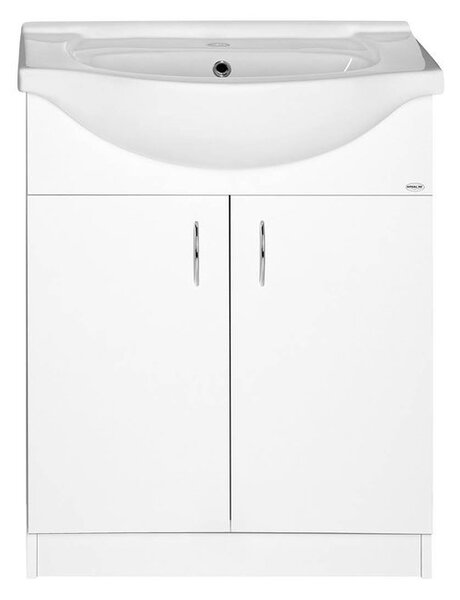 Aqualine Aqualine, SIMPLEX ECO 60 umývadlová skrinka s umývadlom 58,5x83,5x30,7cm, SIME600