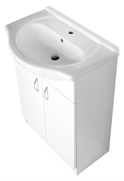 Aqualine Aqualine, SIMPLEX ECO 60 umývadlová skrinka s umývadlom 58,5x83,5x30,7cm, SIME600