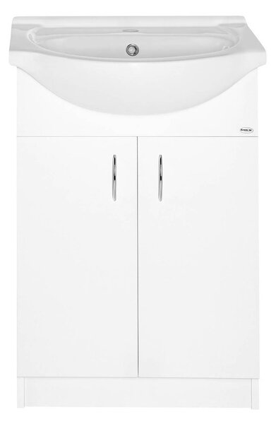 Aqualine Aqualine, SIMPLEX ECO 50 umývadlová skrinka s umývadlom 47x83,5x29cm, SIME500