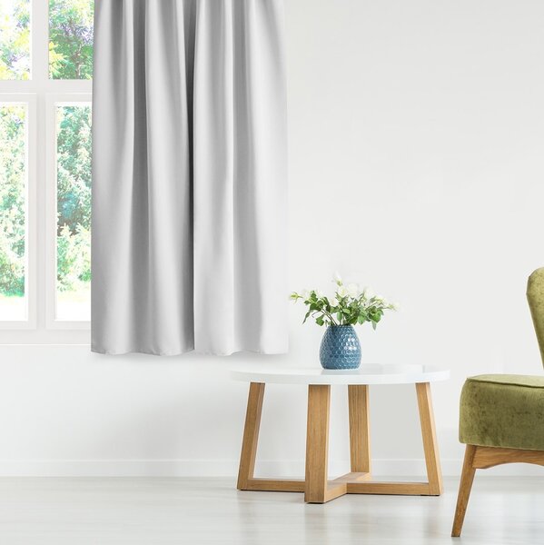 Restilo Záves AmeliaHome Blackout s priechodkami 140x270 cm biely, veľkosť 140x270