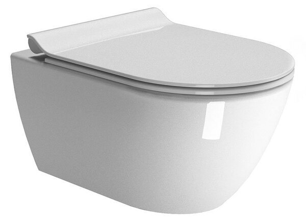 GSI GSI, PURA závesná WC misa, Swirlflush, 50x36cm, biela ExtraGlaze, 881611