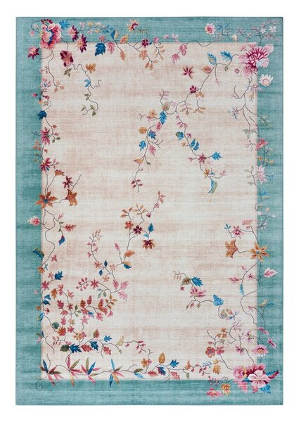 Svetlomodrý/krémovobiely koberec 160x230 cm Amira – Hanse Home