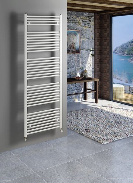 Aqualine Aqualine, ORBIT vykurovacie teleso s bočným pripojením 450x1320 mm, 594 W, biela, ILO34T