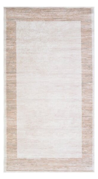 Hnedo-béžový koberec Vitaus Hali Ruto, 50 × 80 cm