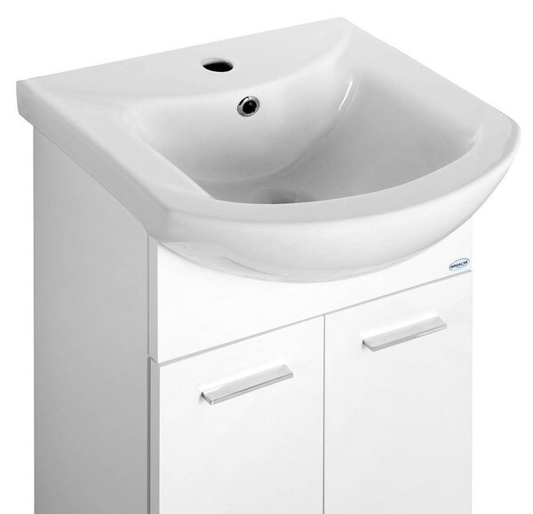 Aqualine Aqualine, ZOJA umývadlová skrinka 42x74x25cm, biela, 51045A