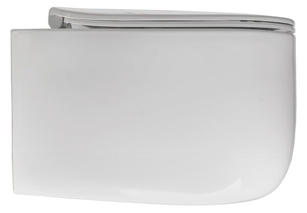 Kerasan Kerasan, NOLITA závesná WC misa, Rimless, 35x55 cm, biela, 531401