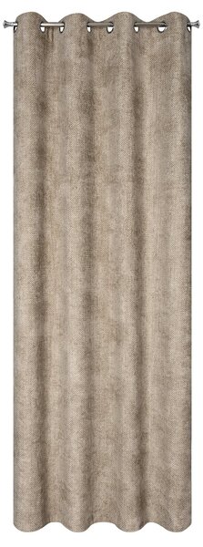 ZATEMŇOVACÍ ZÁVES NA KRÚŽKOCH ALETA 135X250 CM BÉŽOVÁ