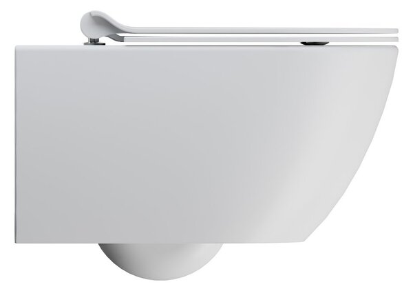 GSI GSI, PURA závesná WC misa, Swirlflush, 55x36 cm, biela dual-mat, 881509