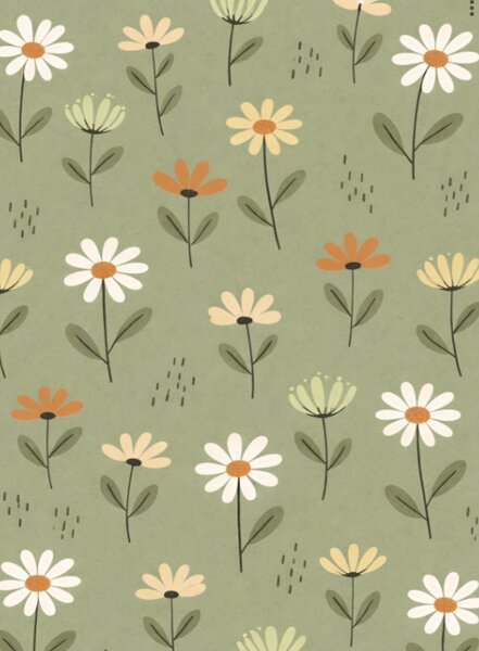 Obliečky z Renforcé bavlny FLORAL NEST zelené Rozmer obliečky: 70 x 90 cm | 140 x 200 cm