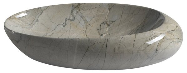 Sapho Sapho, DALMA keramické umývadlo 68x16,5x44 cm, grigio, MM313