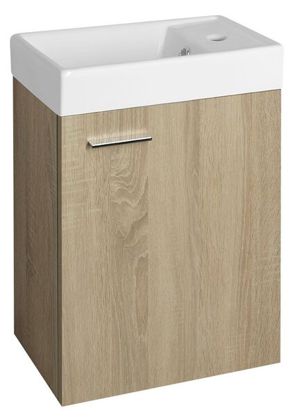 Aqualine Aqualine, Keramické umývadlo nábytkové, 40x22 cm, biela, DD4022
