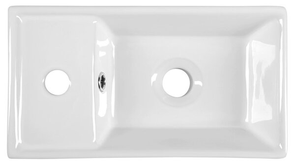 Aqualine Aqualine, Keramické umývadlo nábytkové, 40x22 cm, biela, DD4022