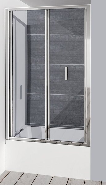 Polysan, DEEP sprchové dvere skladacie 1000x1650mm, číre sklo, MD1910