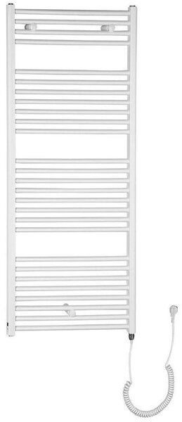 Aqualine Aqualine, DIRECT-E elektrické vykurovacie teleso, rovné, 600x1320 mm, 600W, biela, ILE36T