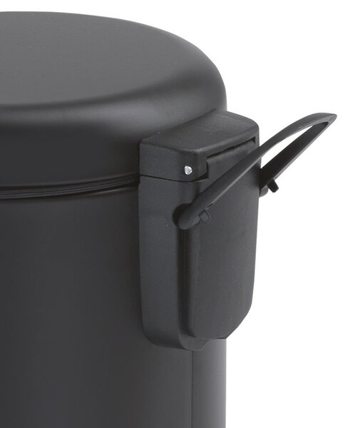 Gedy Gedy, POTTY Odpadkový koš 5l, Soft Close, čierna matná, 330914