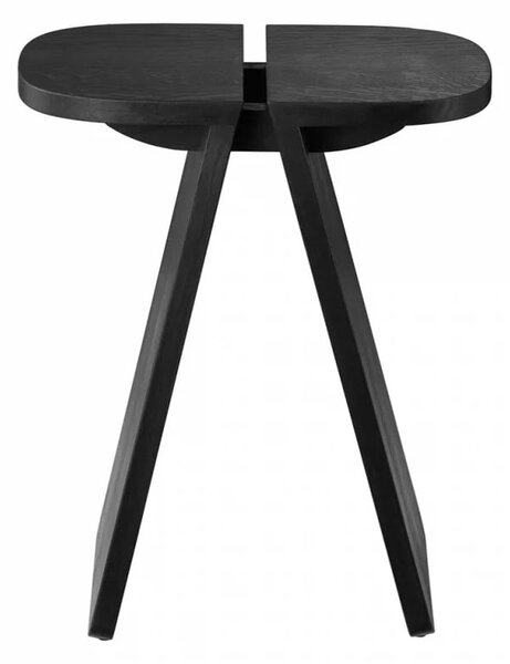 Čierna stolička z dubového dreva Avio – Blomus