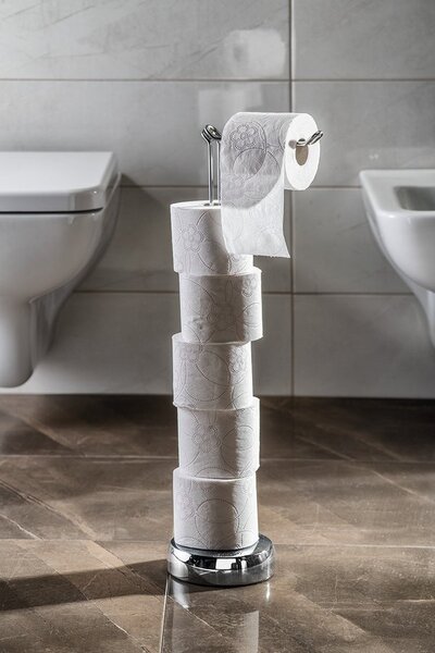 Aqualine Aqualine, MINU stojan na toaletný papier, rezervný s držiakom, chróm, MU37