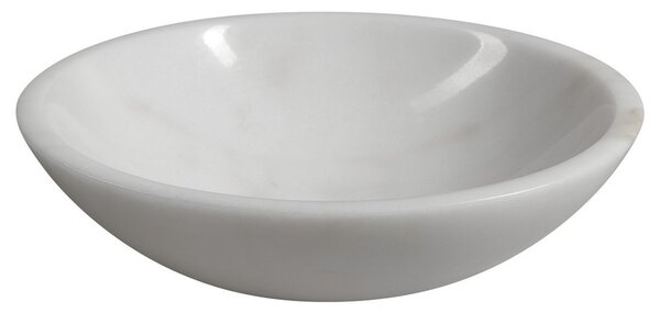 Sapho Sapho, BLOK kamenné umývadlo priemer 40cm, biely mramor, leštený, 2401-34