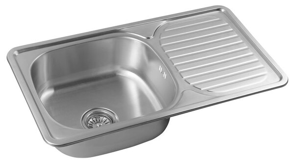 Aqualine Aqualine, Nerezový drez 76x18x42cm, AQ7642B