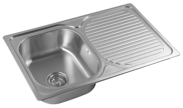 Aqualine Aqualine, Nerezový drez 78x18x48cm, AQ7848B
