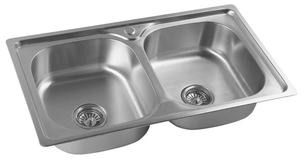 Aqualine Aqualine, Nerezový drez 81x18x46 cm, AQ8146B