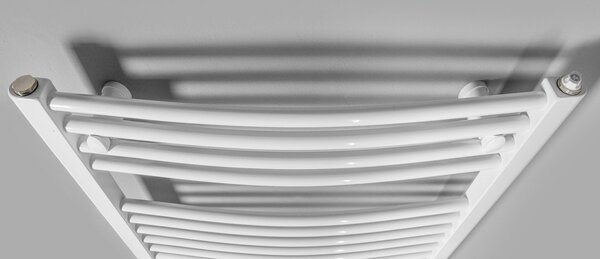Aqualine Aqualine, ORBIT-E elektrické vykurovacie teleso, oblé, 450x960 mm, 300W, biela, ILEO94T