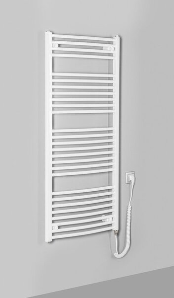 Aqualine Aqualine, DIRECT-E elektrické vykurovacie teleso, rovné, 450x1320 mm, 400W, biela, ILE34T