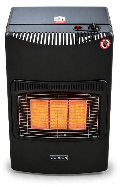 Gordon G1552 Plynový keramický ohrievač 4,2 kW, čierny