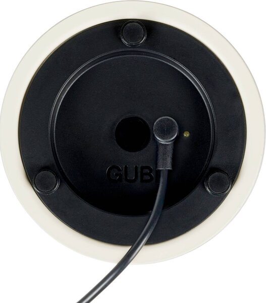 GUBI LED dobíjacia stolová lampa Obello, IP44, matné sklo