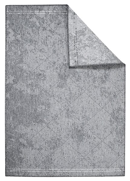 Dekorstudio Obojstranný koberec na terasu DuoRug 5845 - sivý Rozmer koberca: 80x150cm