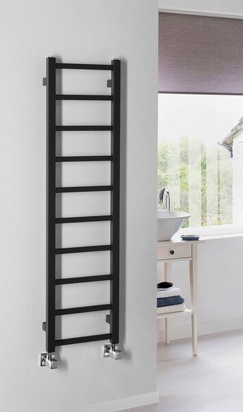 Sapho Sapho, METRO LIGHT vykurovacie teleso 300x1140 mm, čierna matná, IR444TB