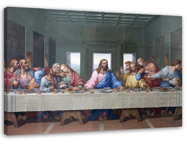 Obraz na plátne Úryvok diela Posledná večera - Leonardo da Vinci, reprodukcia Rozmery: 60 x 40 cm