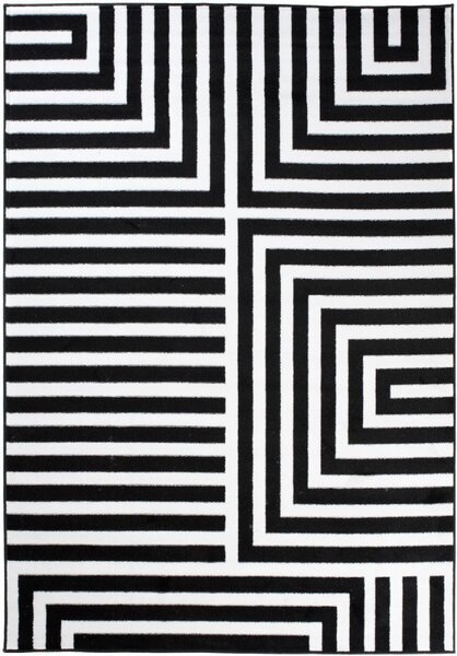Kusový koberec PP Pietro čiernobiely 250x300cm
