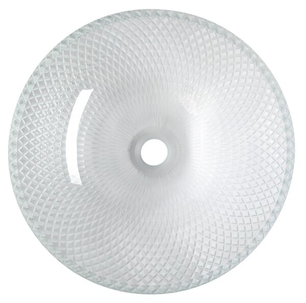 Sapho Sapho, PUKETA sklenené gravírované umývadlo, priemer 42 cm, čirá, TY165