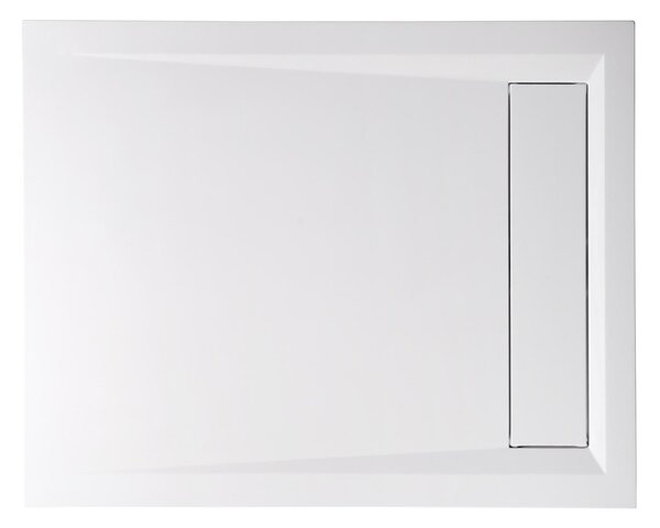 Polysan Polysan, VARESA sprchová vanička z liateho mramoru so záklopom, obdĺžnik 100x80x4cm, 71605