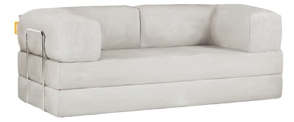 Béžová rozkladacia pohovka z textílie buklé 180 cm Bloom – TemaHome