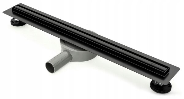 REA - Lineárny odtokový žľab Neo Slim Pro 50 - čierna