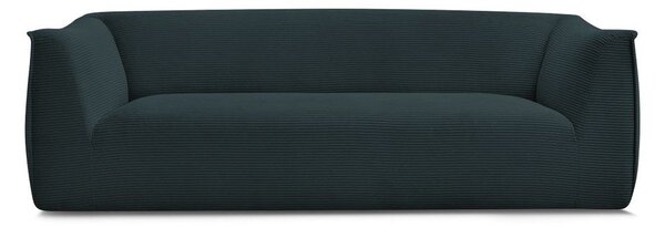 Tmavomodrá menčestrová pohovka 242 cm Giorgia – Bobochic Paris