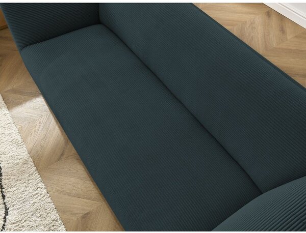 Tmavomodrá menčestrová pohovka 242 cm Giorgia – Bobochic Paris