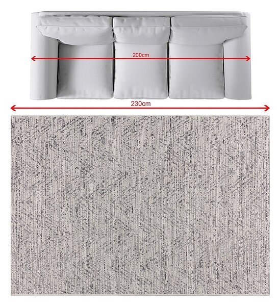 Franc Koberec Breeze charcoal grey 160x230cm