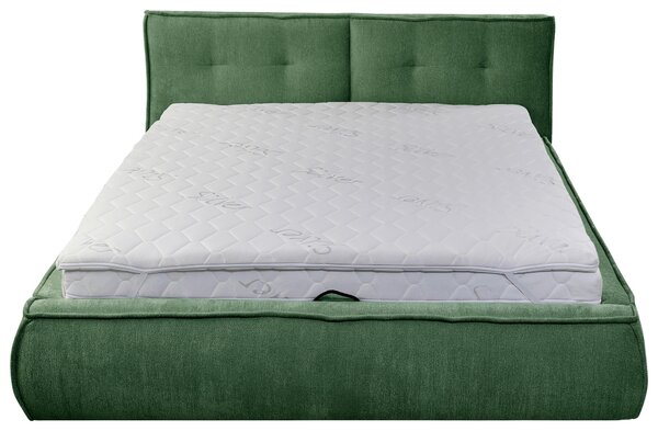 ČALÚNENÁ POSTEĽ, 180/200 cm, zelená Livetastic - Online Only spálne, Online Only